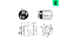 Elektromagnetický spínač, startér ERA ZM4491