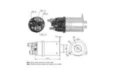 Spínač startéru 1990332 Delco 1115604