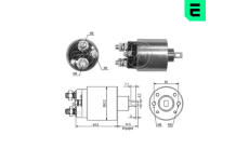 Elektromagnetický spínač, startér ERA ZM485