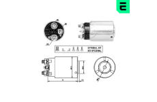 Elektromagnetický spínač, startér ERA ZM4861
