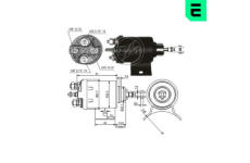 Elektromagnetický spínač, startér ERA ZM509