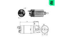 Elektromagnetický spínač, startér ERA ZM521
