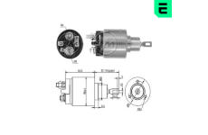 Elektromagnetický spínač, startér ERA ZM573