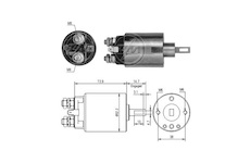 Spínač startéru ZM - Hitachi 211447501