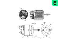 Elektromagnetický spínač, startér ERA ZM595