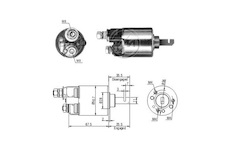 Spínač startéru ZM - Mitsuba SM302-24