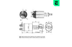 Elektromagnetický spínač, startér ERA ZM613