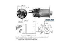 Spínač startéru 10461016 Delco D921A