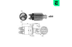 Elektromagnetický spínač, startér ERA ZM655