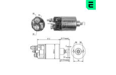Elektromagnetický spínač, startér ERA ZM664