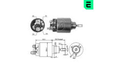 Elektromagnetický spínač, startér ERA ZM671