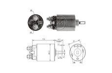 Spínač startéru S114-230A Hitachi 2130-87007