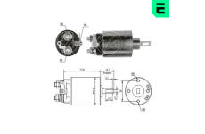 Elektromagnetický spínač, startér ERA ZM684