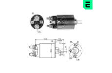 Elektromagnetický spínač, startér ERA ZM691