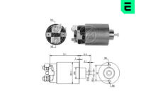 Elektromagnetický spínač, startér ERA ZM698
