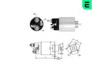 Elektromagnetický spínač, startér ERA ZM6993
