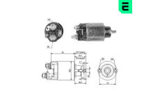 Elektromagnetický spínač, startér ERA ZM707