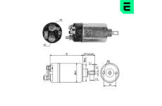 Elektromagnetický spínač, startér ERA ZM724