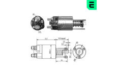 Elektromagnetický spínač, startér ERA ZM7651