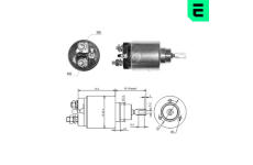 Elektromagnetický spínač, startér ERA ZM777