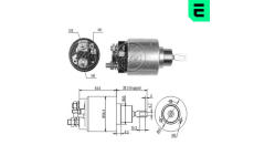 Elektromagnetický spínač, startér ERA ZM779C