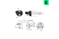 Elektromagnetický spínač, startér ERA ZM8381
