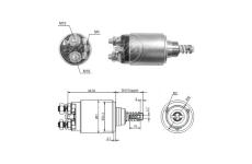 Spínač startéru 0001230007 Bosch 2339402143