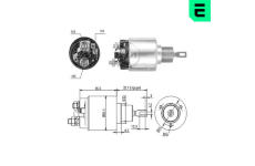 Elektromagnetický spínač, startér ERA ZM879