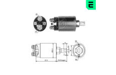 Elektromagnetický spínač, startér ERA ZM891