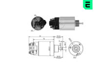 Elektromagnetický spínač, startér ERA ZM9860
