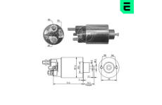 Elektromagnetický spínač, startér ERA ZM993