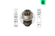 Volnobezny prevod, starter ERA ZN0006