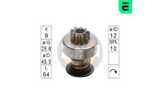 Volnobezny prevod, starter ERA ZN0108