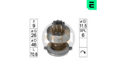 Volnobezny prevod, starter ERA ZN0120