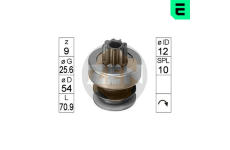 Volnobezny prevod, starter ERA ZN0228