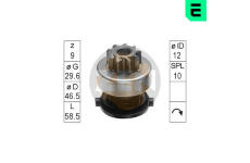 Volnobezny prevod, starter ERA ZN0475