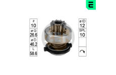 Volnobezny prevod, starter ERA ZN0520