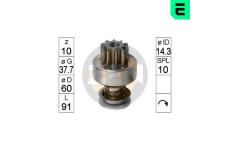 Volnobezny prevod, starter ERA ZN0538