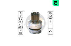 Volnobezny prevod, starter ERA ZN0600