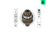 Volnobezny prevod, starter ERA ZN0737