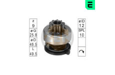 Volnobezny prevod, starter ERA ZN0925