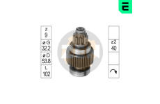 Volnobezny prevod, starter ERA ZN0946