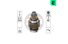 Volnobezny prevod, starter ERA ZN0947