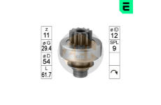 Volnobezny prevod, starter ERA ZN0961