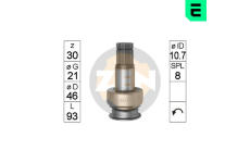 Volnobezny prevod, starter ERA ZN1019
