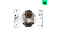 Volnobezny prevod, starter ERA ZN1038