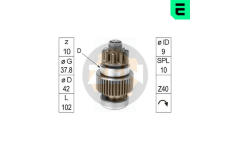Volnobezny prevod, starter ERA ZN1097
