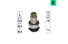 Volnobezny prevod, starter ERA ZN1108