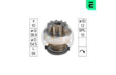 Volnobezny prevod, starter ERA ZN1170