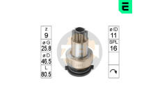 Volnobezny prevod, starter ERA ZN1223